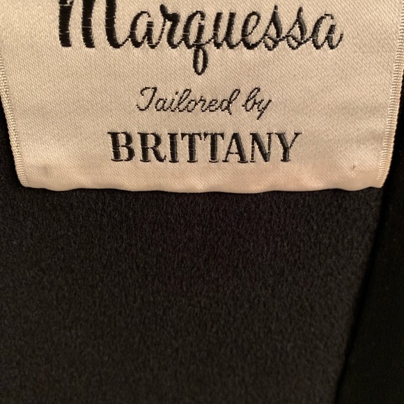 Vintage Lord & Taylor Black Wool Fitted Flair Coat - Picture 2 of 7